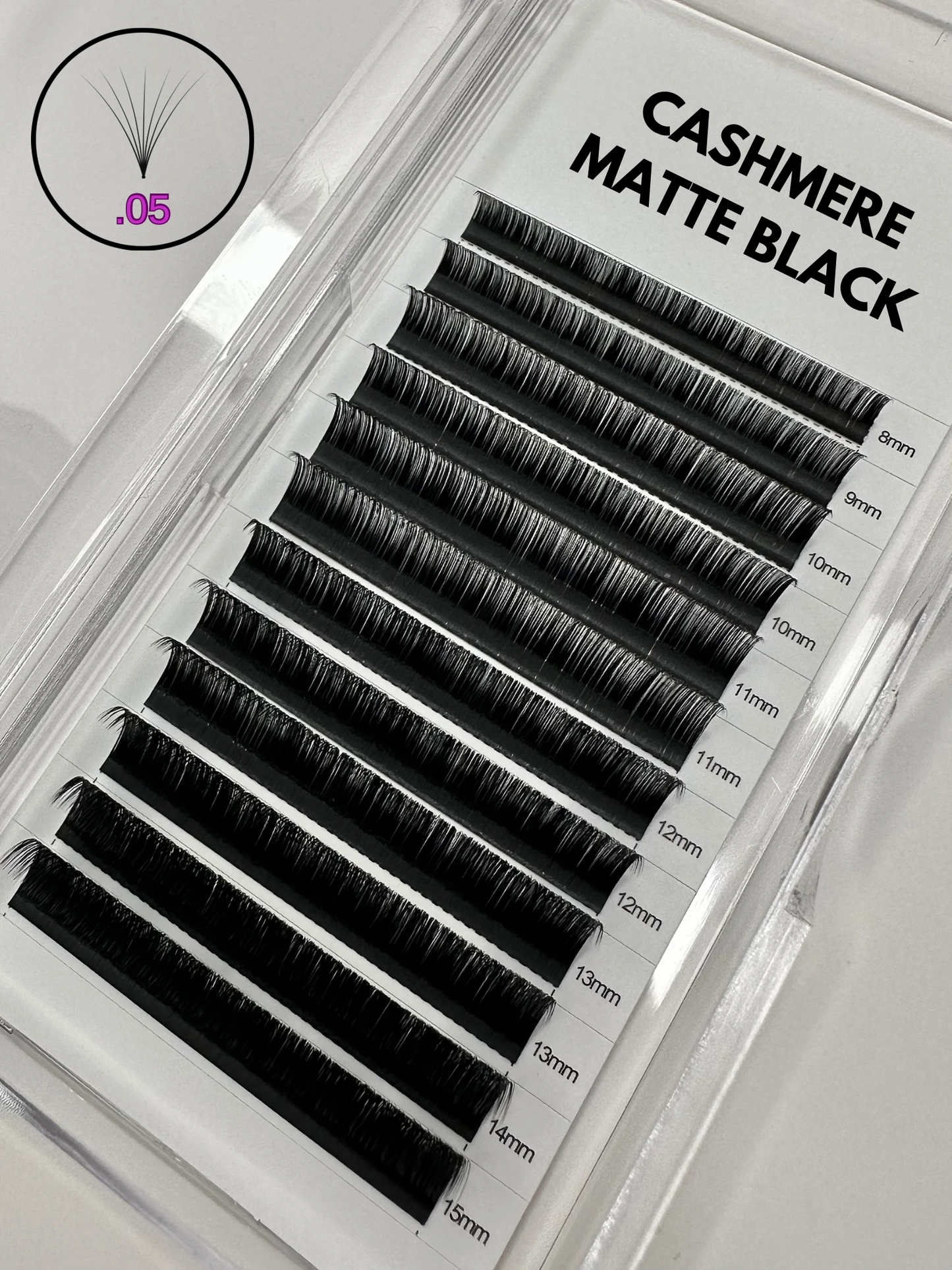 CASHMERE MATTE BLACK LASH TRAY (.05)