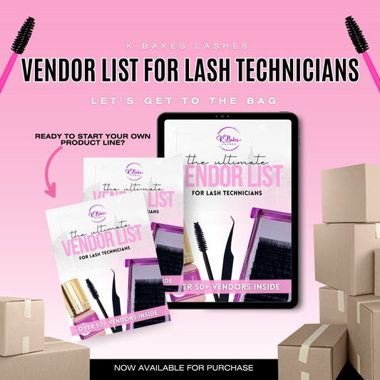 The Ultimate Vendor List for Lash Technicians