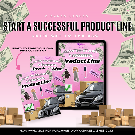 How to start a SUCCESSFUL Product Line EBook