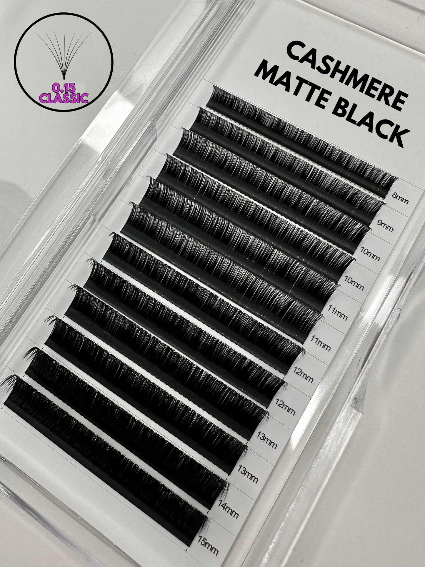 CASHMERE MATTE BLACK LASH TRAY (.15)