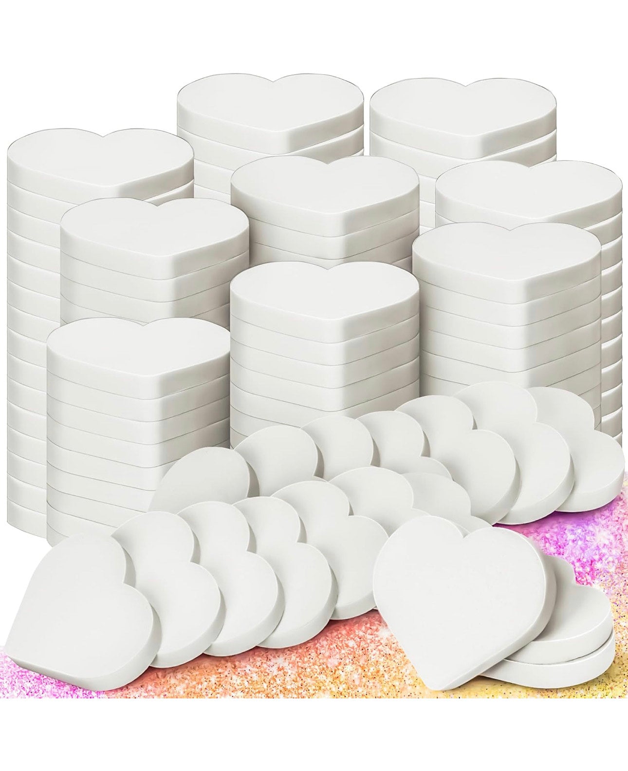 Lash Practice Heart Sponges (6 Pack)