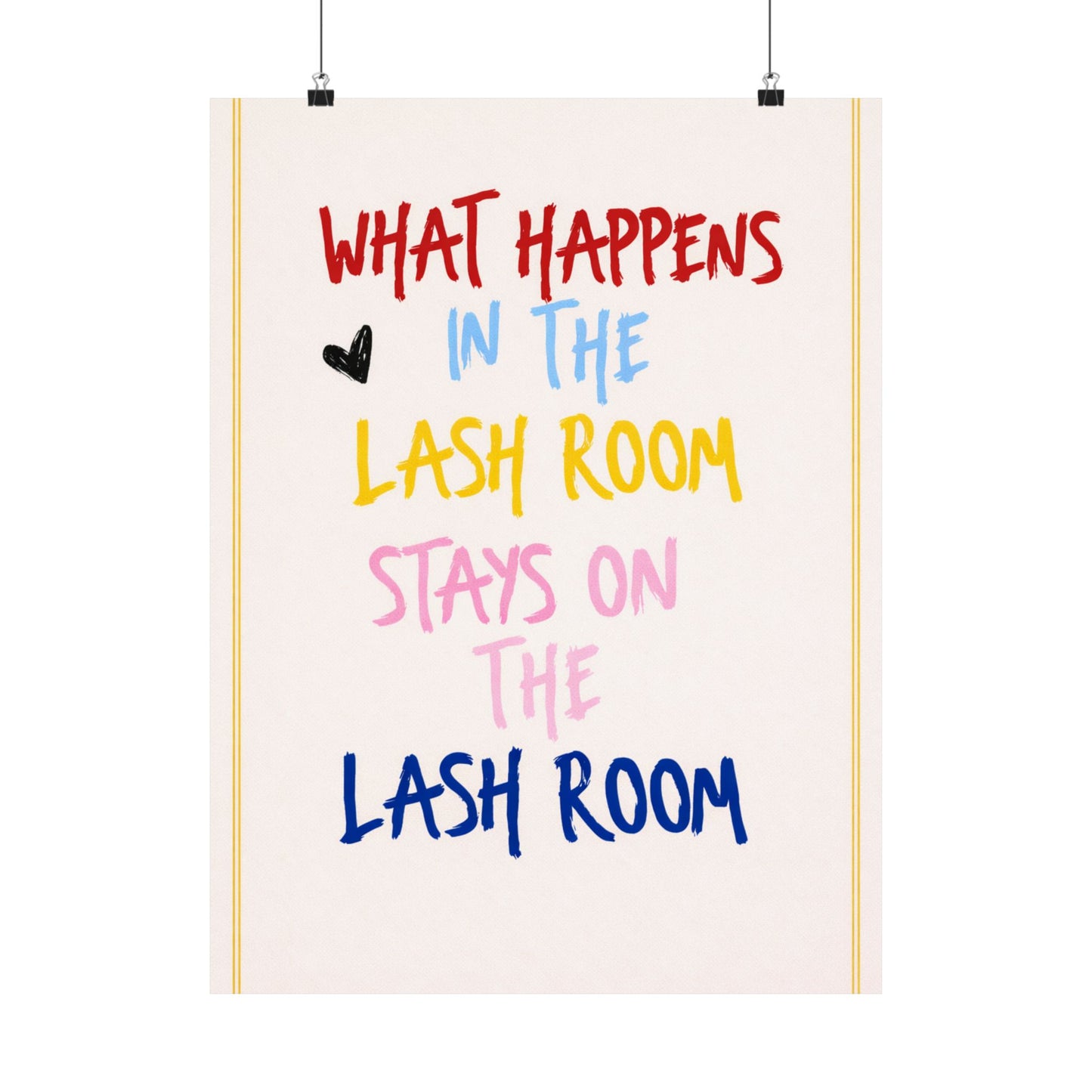 What Happens in the Lash Room-Poster