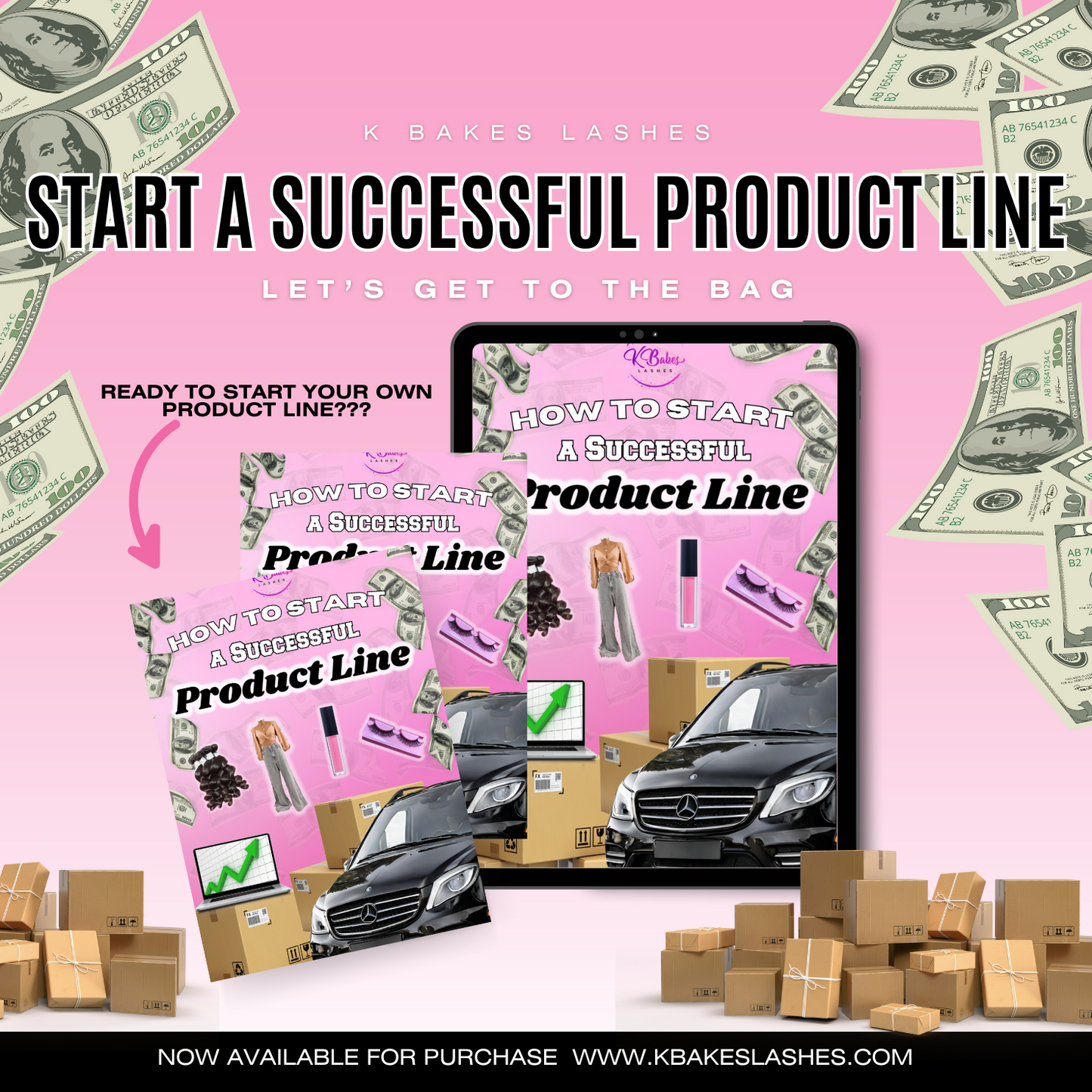 How to start a SUCCESSFUL Product Line EBook