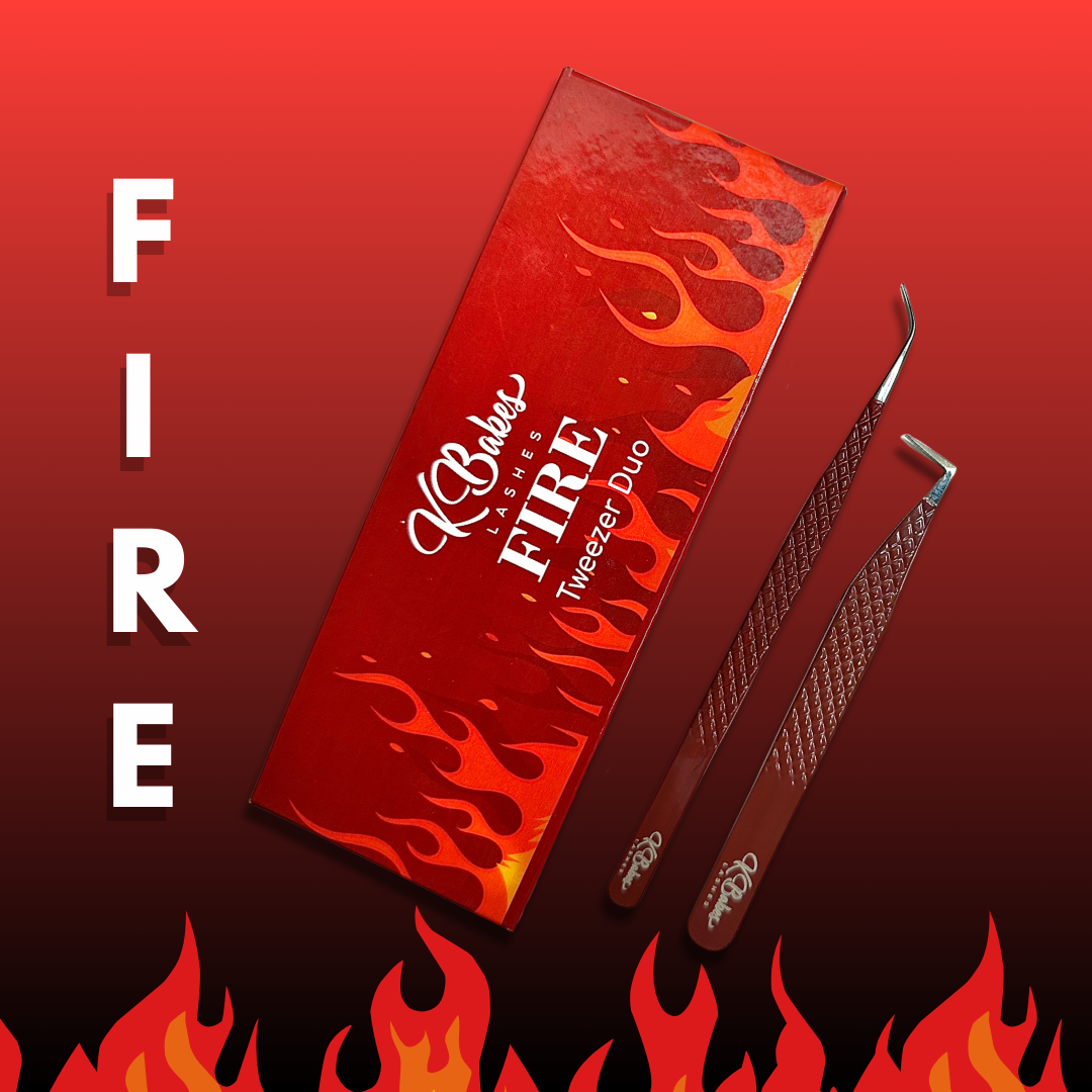 FIRE DUO TWEEZER COLLECTION – K Bakes Lashes