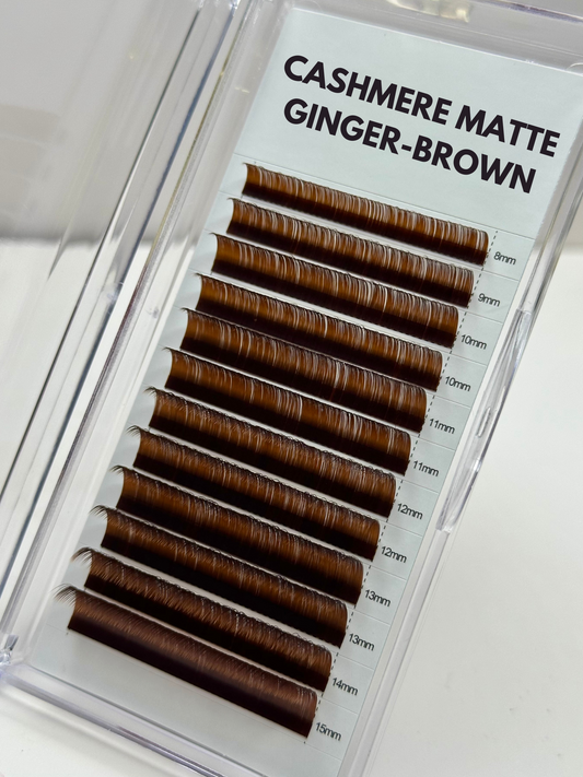 GINGER-BROWN CASHMERE MATTE LASH TRAY (.05)