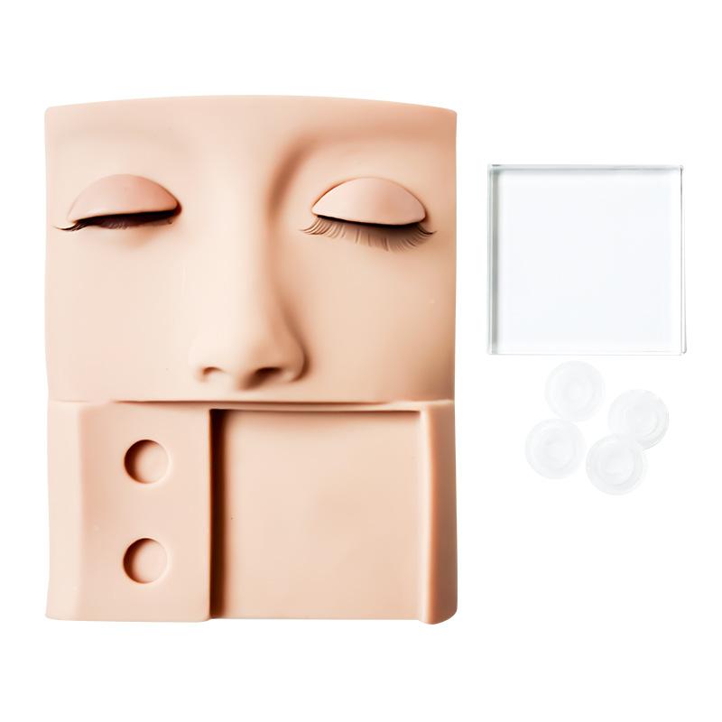 Eyelash Extension Practice Mannequin Face 3 in 1